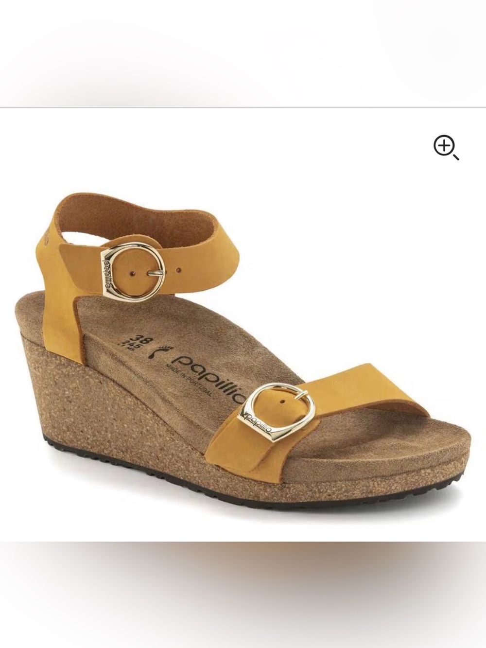 🆕 Papillio by Birkenstock Soley Wedge Sandals with Buckle Straps